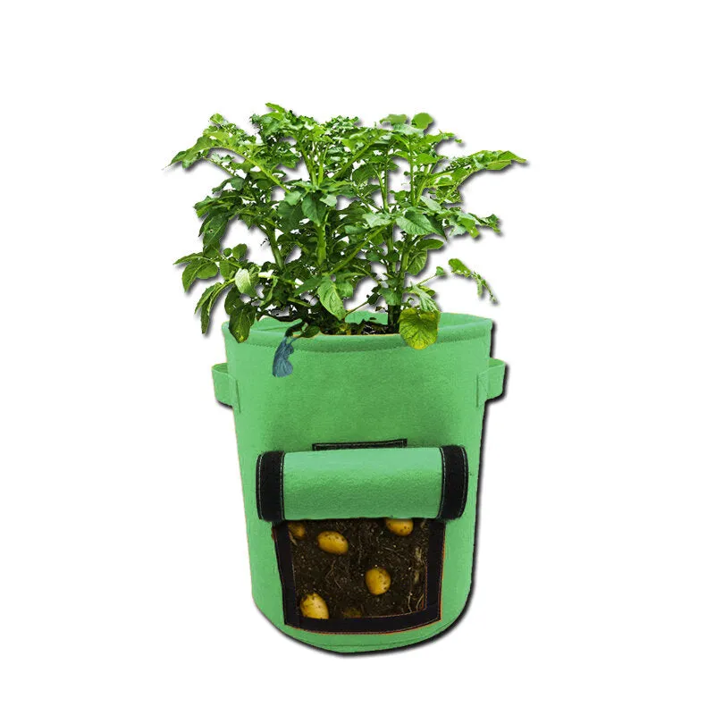 1/3pcs 26/38L Potato Grow Bag Vegetables Planter Bags Pot Growing Bags w/ Handle