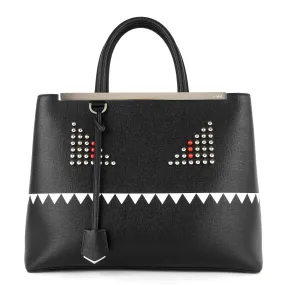 2jours Monster Medium Vitello Leather Elite Studded Bag