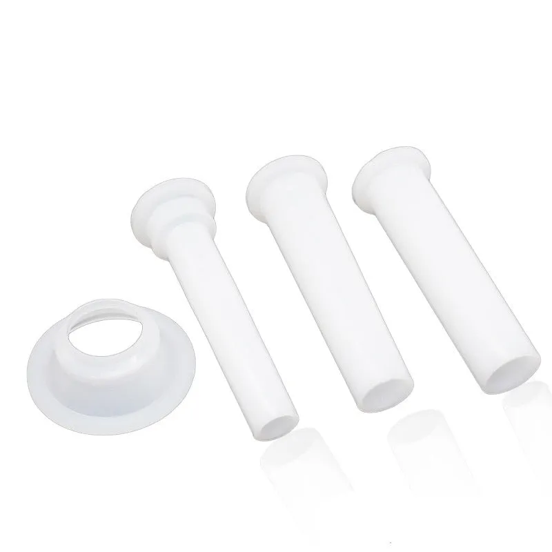 3pcs DIY Sausage Maker Funnels Nozzles Sausage Stuffer Filling Tubes