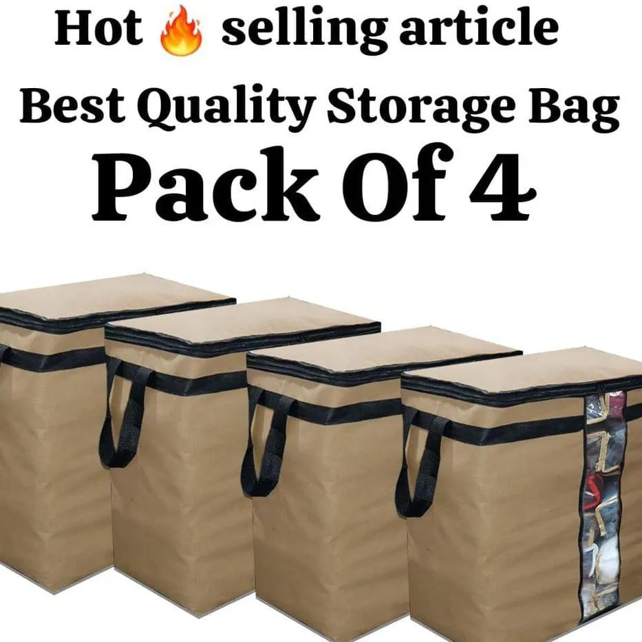 4 Pcs Best Quality Storage Bags