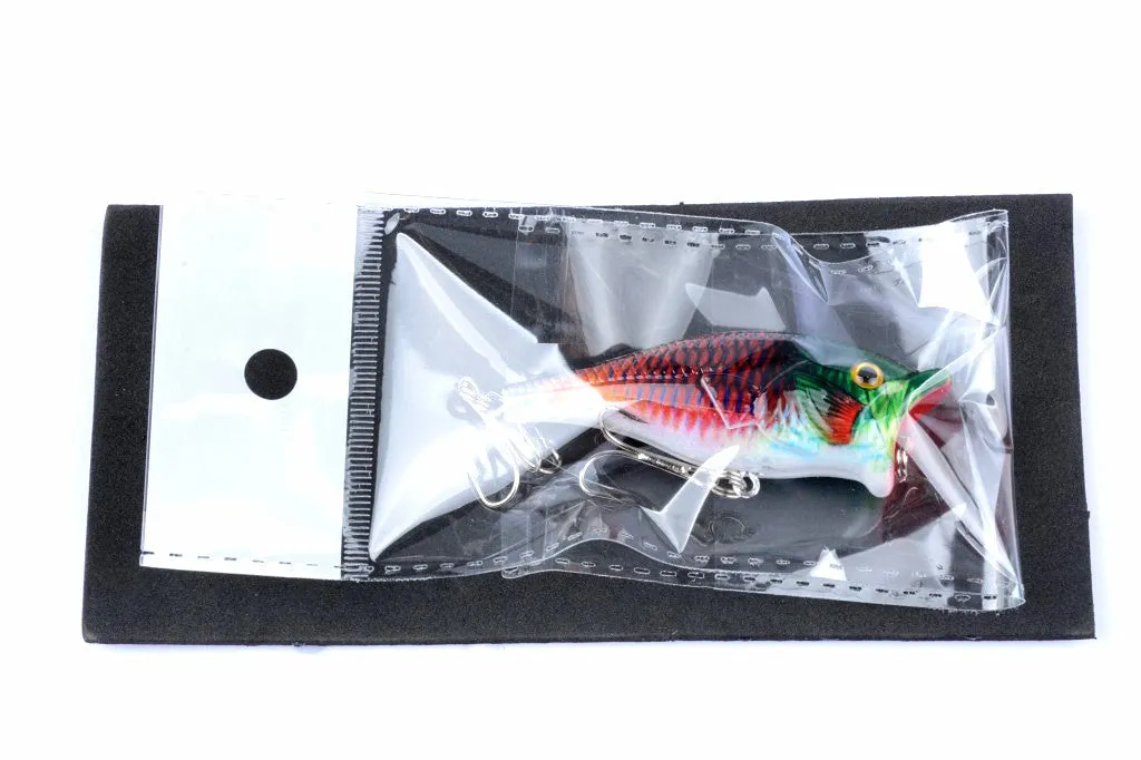 4X 6.5cm Topwater Popper Fishing Lures with 3D Eyes