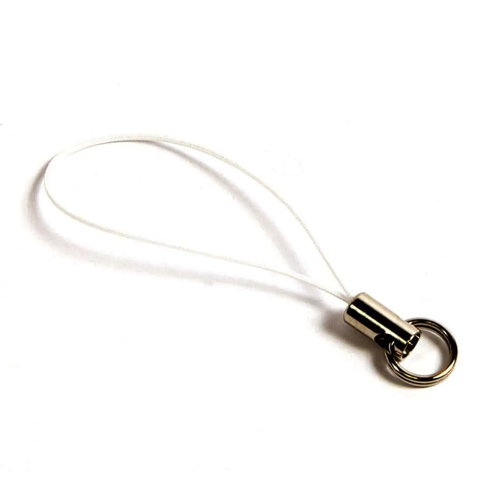 58mm Phone Charm Cord with 8mm Ring - Pack of 50