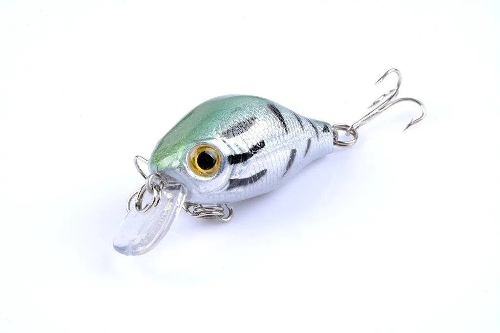 5x 5.5cm Popper Crank Bait Fishing Lure Lures Surface Tackle Saltwater