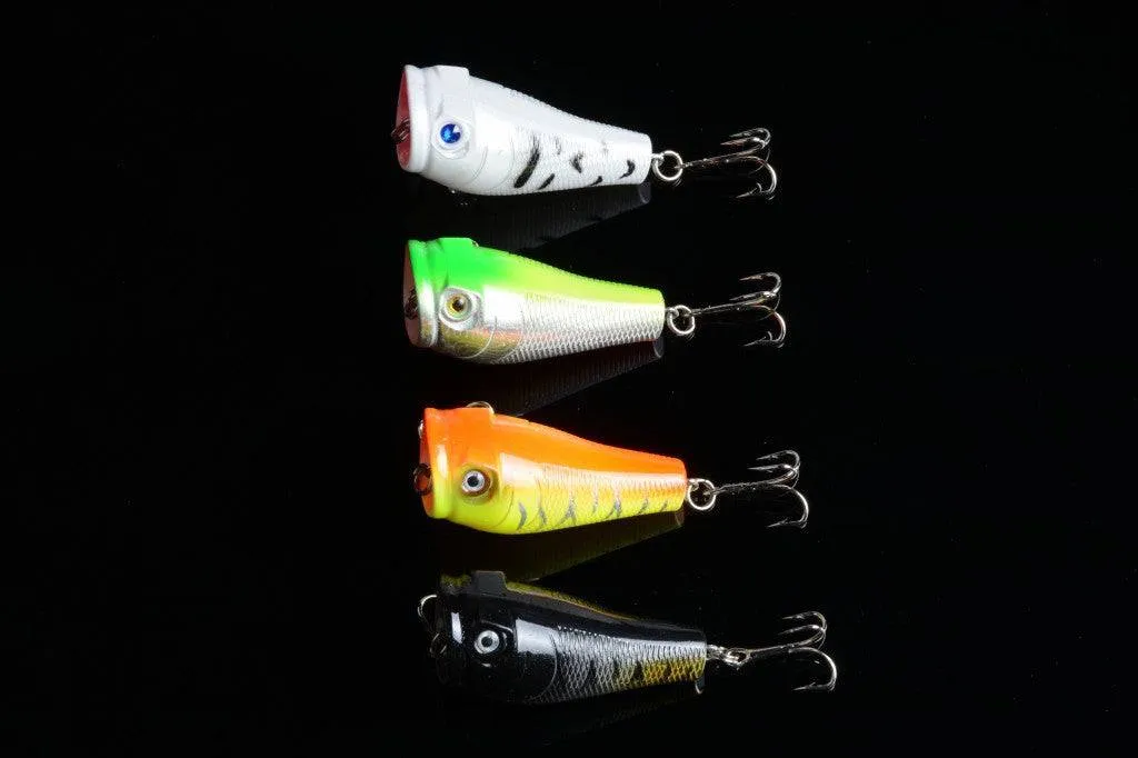 5X 5cm Popper Poppers Fishing Lure Lures Surface Tackle Fresh Saltwater