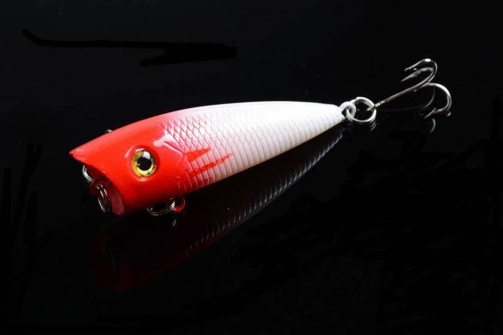 5X 6cm Popper Poppers Fishing Lure Lures Surface Tackle Fresh Saltwater