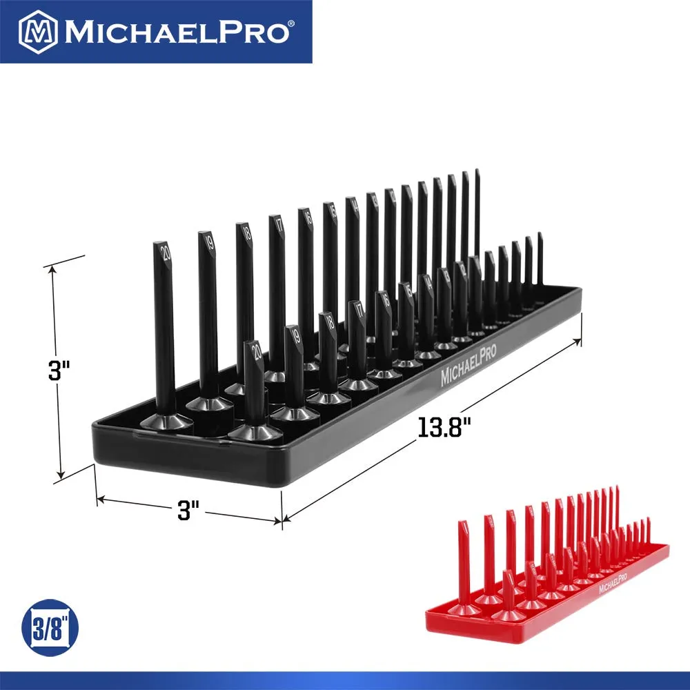 6-Piece Socket Tray for SAE and Metric Deep and Shallow Sockets (MP014037)