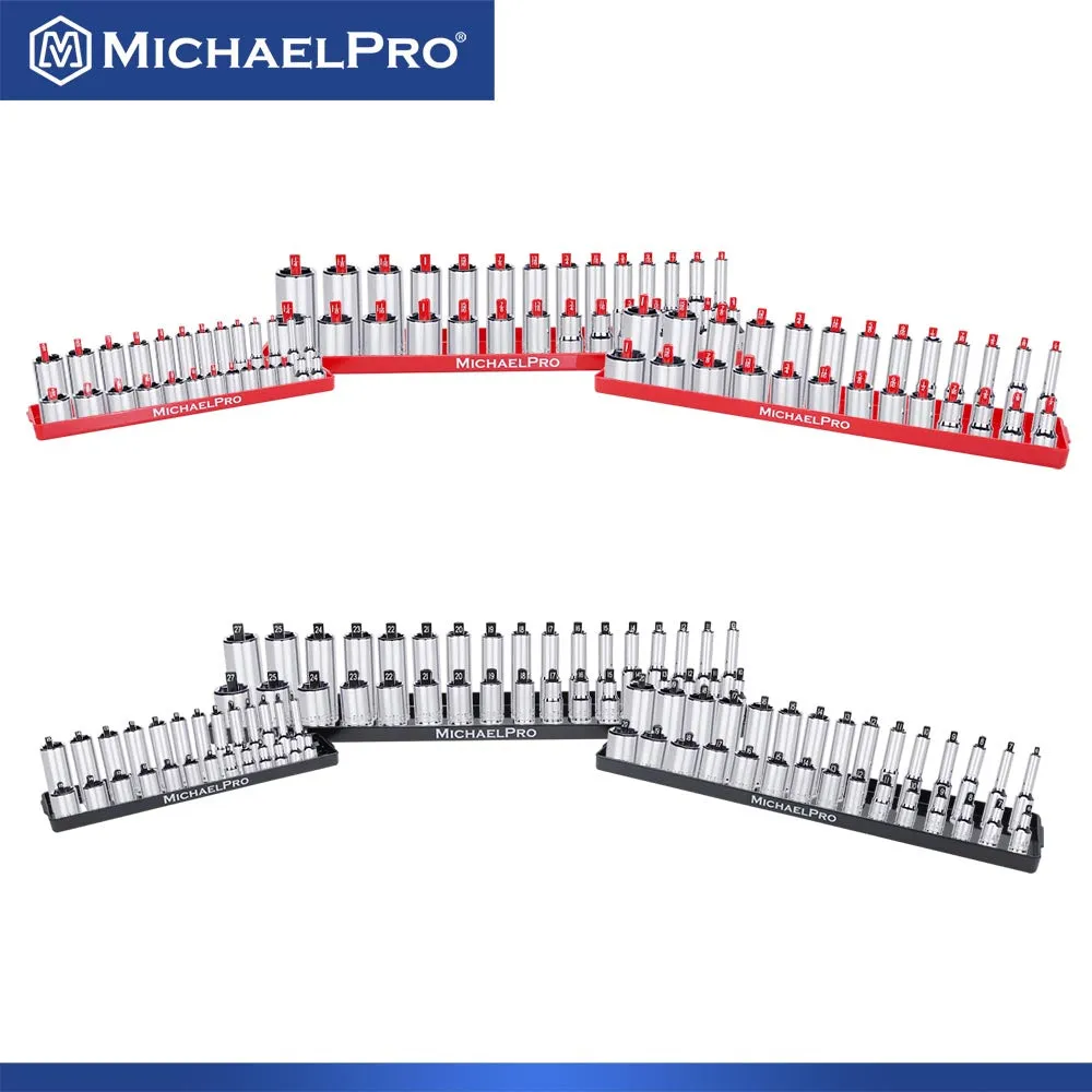 6-Piece Socket Tray for SAE and Metric Deep and Shallow Sockets (MP014037)