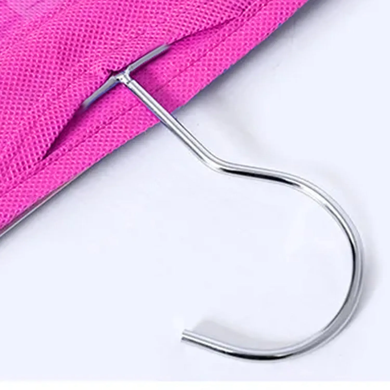 6 Pockets Hanging Purse Handbag Organizer Clear Hanging Shelf Bag (1 Pc)