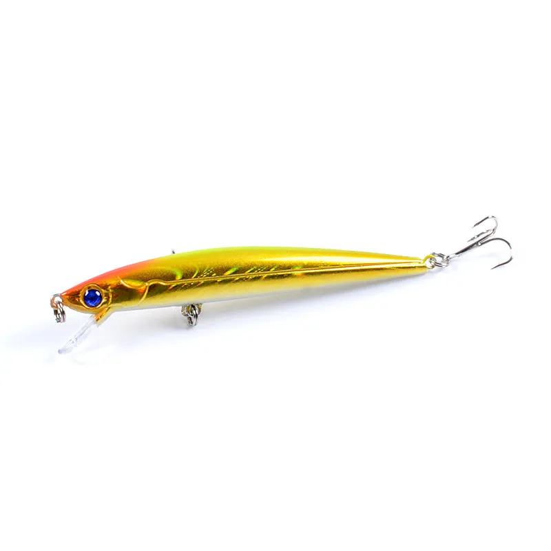 6x Durable 11cm Popper Minnow Fishing Lures - Fresh/Saltwater