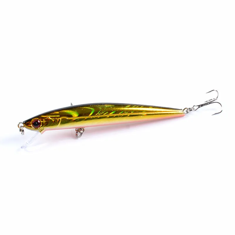 6x Durable 11cm Popper Minnow Fishing Lures - Fresh/Saltwater