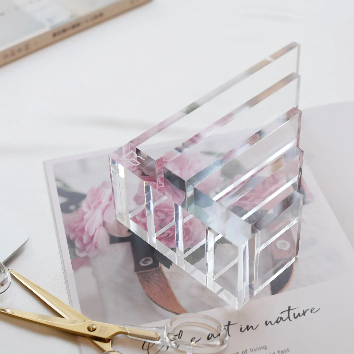 Acrylic Desk Organizer