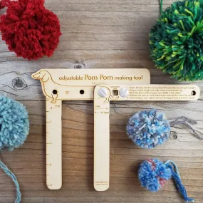 Adjustable Pom Pom Making Tool