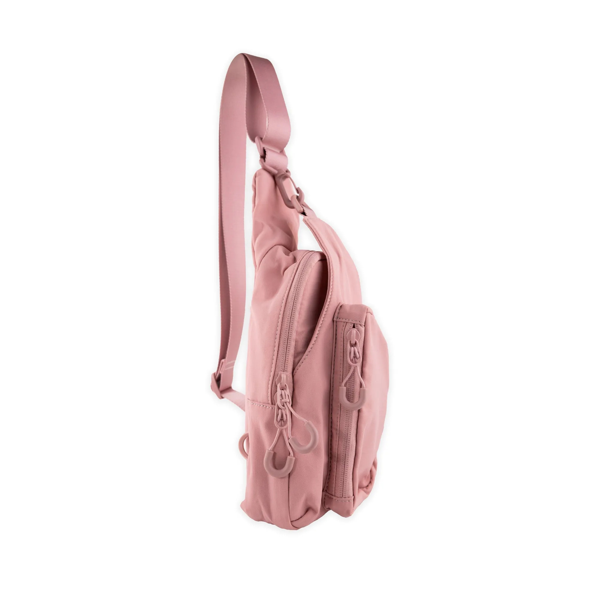 Ampere Creations "Julie" Nylon Crossbody/Sling Bag- Pink