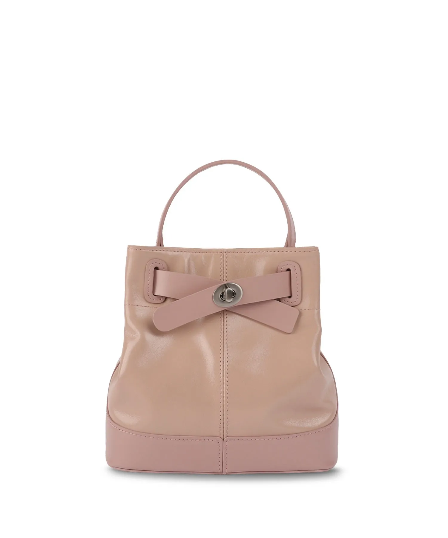 [APOA] Seasonless Coupure Bucket Bag Mud Pink