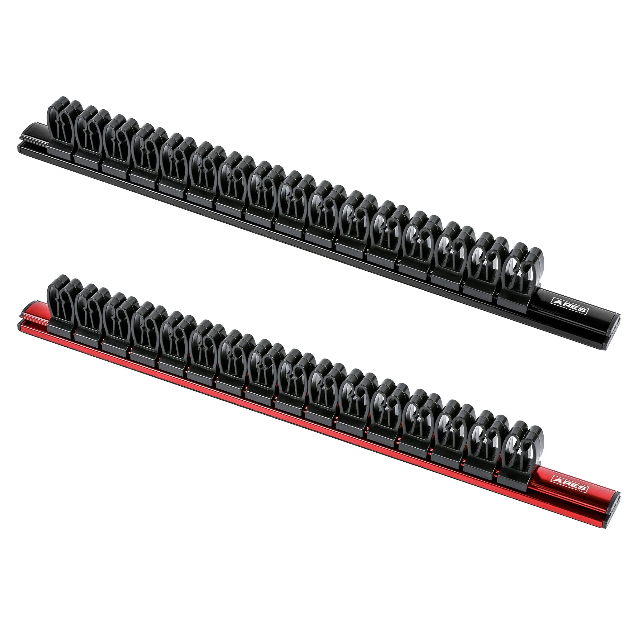 ARES 62062 - 2-Piece 16.5-Inch Red and Black Hand Tool Holder Set