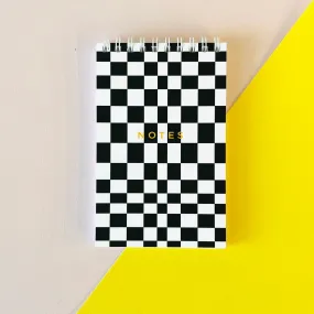 B W Mini Blank 100 Page Notebook