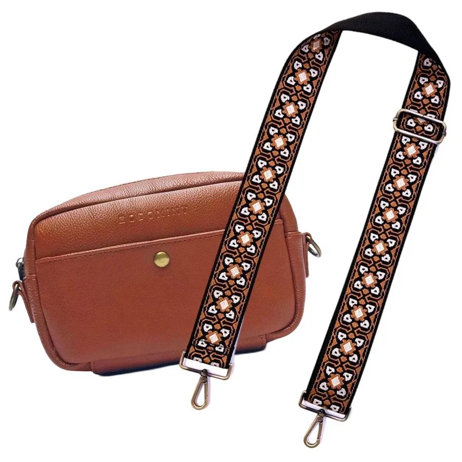 Bag and Strap Bundle: Flora Strap and Bowie Pack in Camel