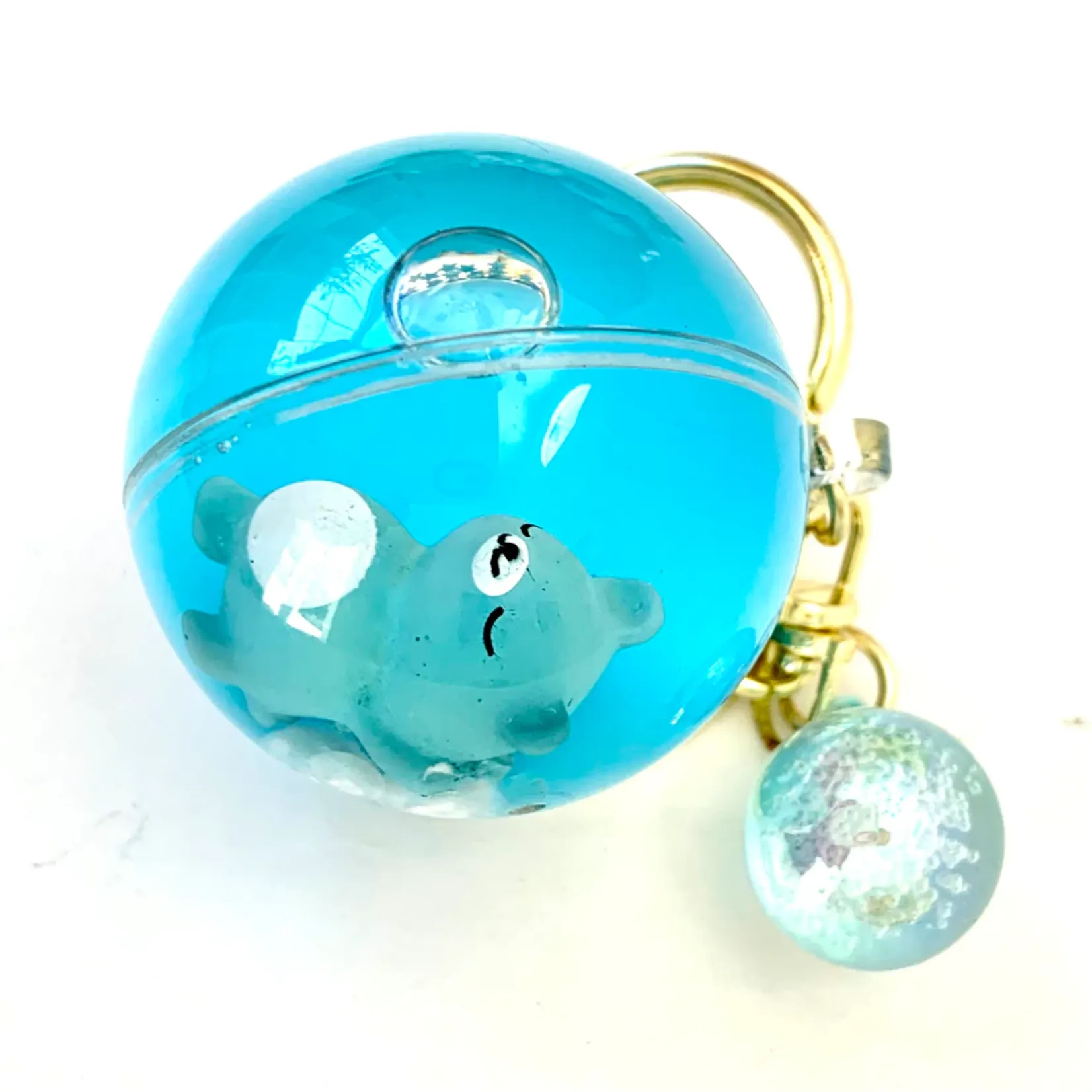 bcmini Sleeping Animal Ball Charm Keyring