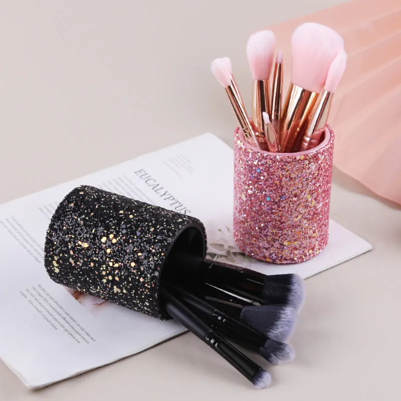 Beauty Eyebrow Pencil Storage Container Nail Salon Dust-proof Makeup Brush