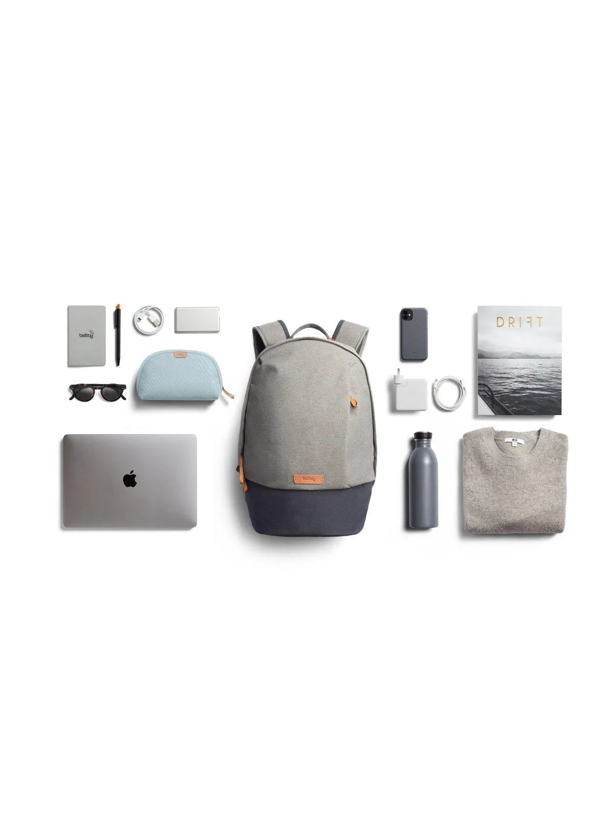 Bellroy Classic Backpack Compact Limestone (Leather-free)