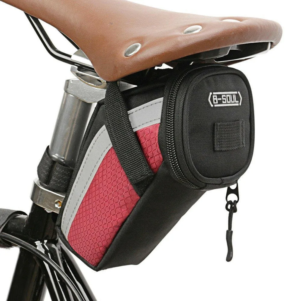 Bike Saddle Bag Cycling Seat Tail Bag Pouch MTB Bicycle Tool Storage Bag