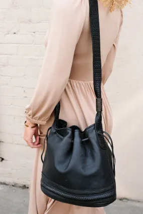 Black Unisa Bucket Bag