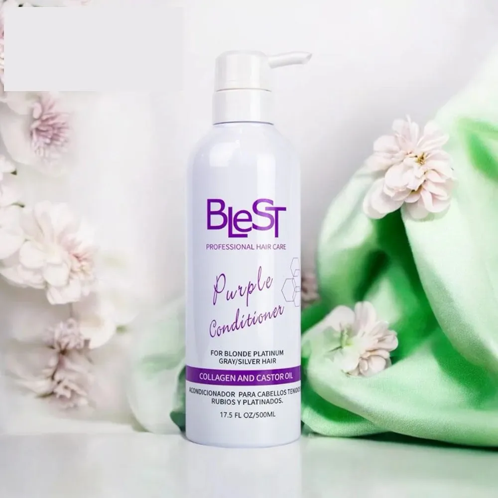 Blest Professional Hair Care - Purple Collagen And Castor Oil Conditioner