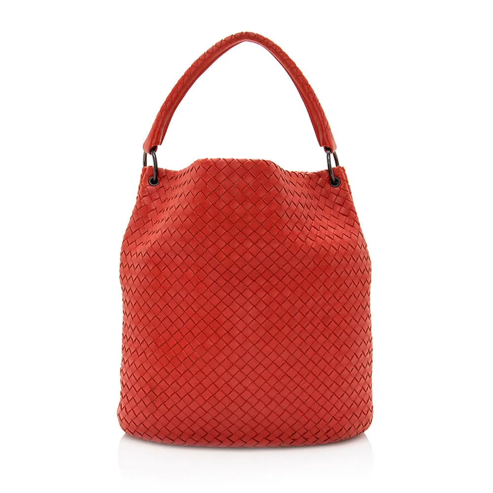 Bottega Veneta Intrecciato Nappa Bucket Bag - FINAL SALE (SHF-20109)