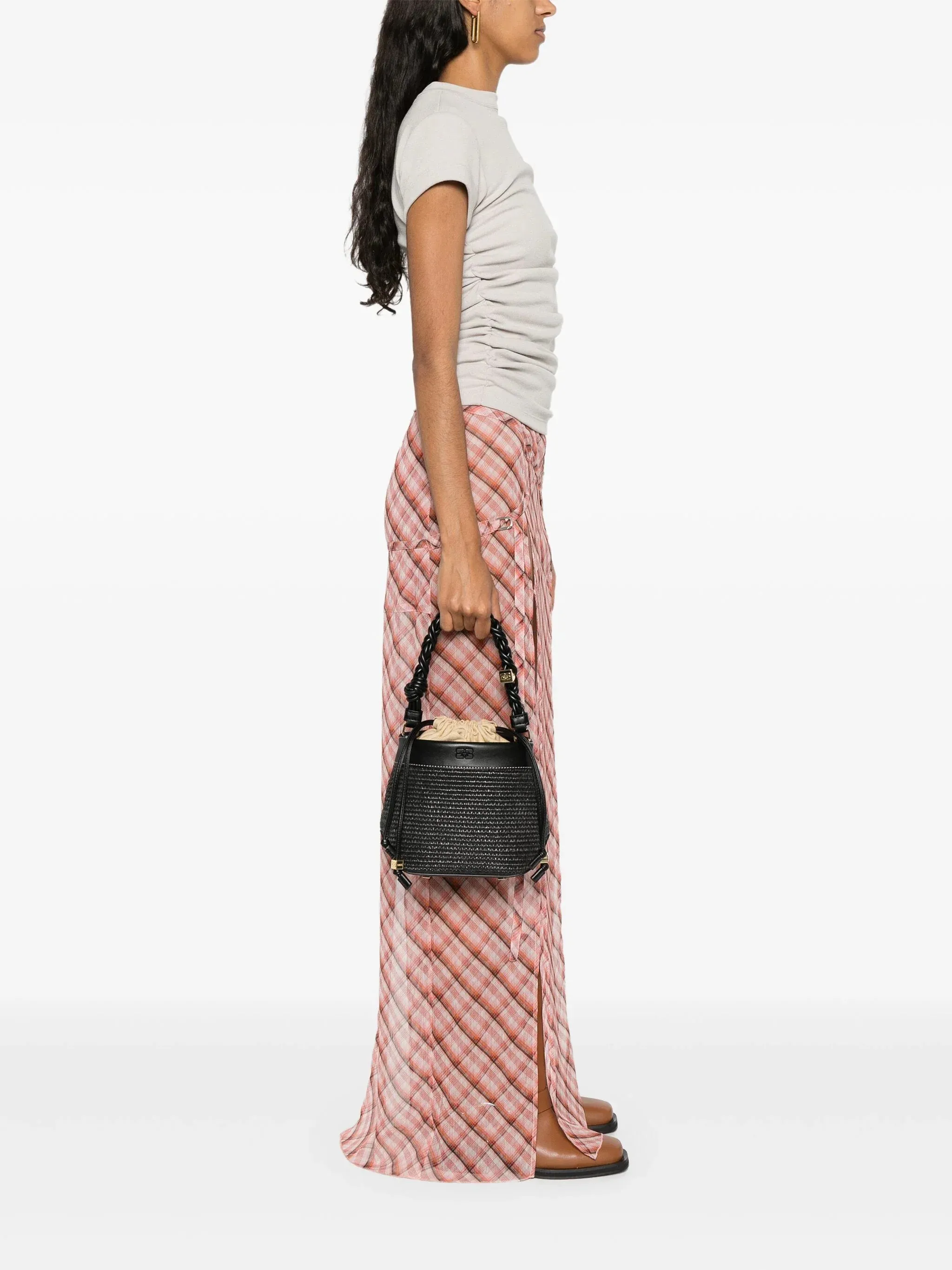 Bou Bucket Bag Raffia