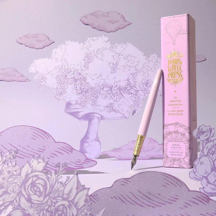 Brush Fountain Pen - Spring Violet (Fine)