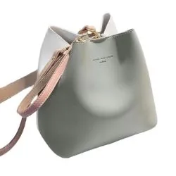 Bucket PU Leather Shoulder Bag