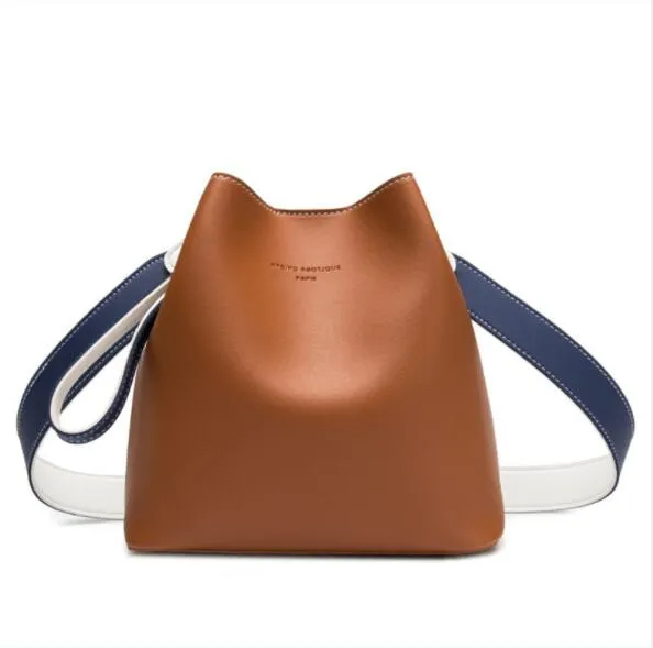 Bucket PU Leather Shoulder Bag