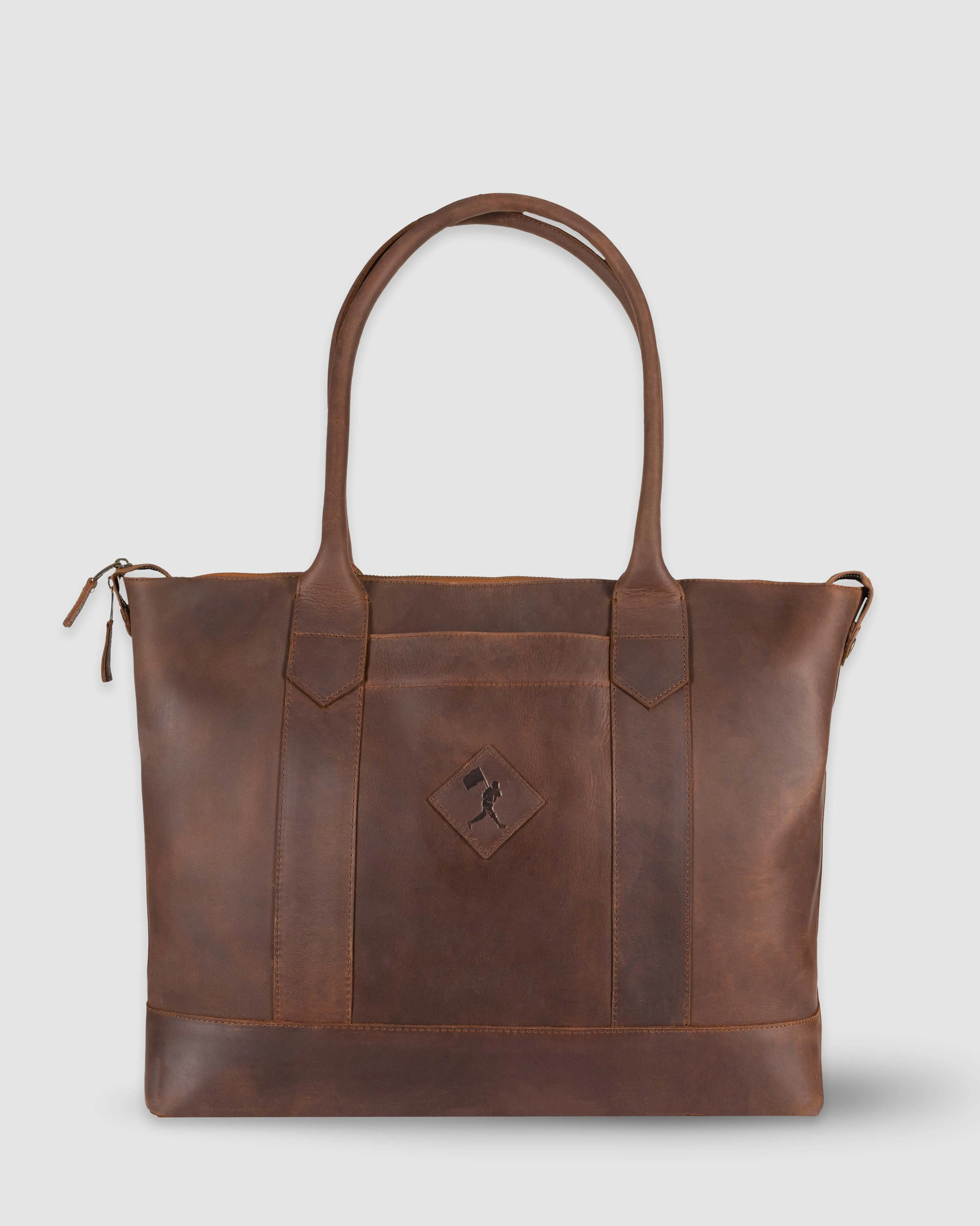 Cathy Zip Tote - Toffee