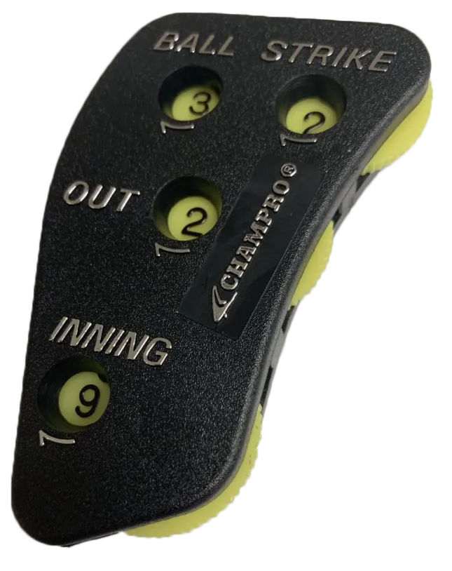 Champro Balls First Optic Yellow 4-Wheel Umpire Indicator