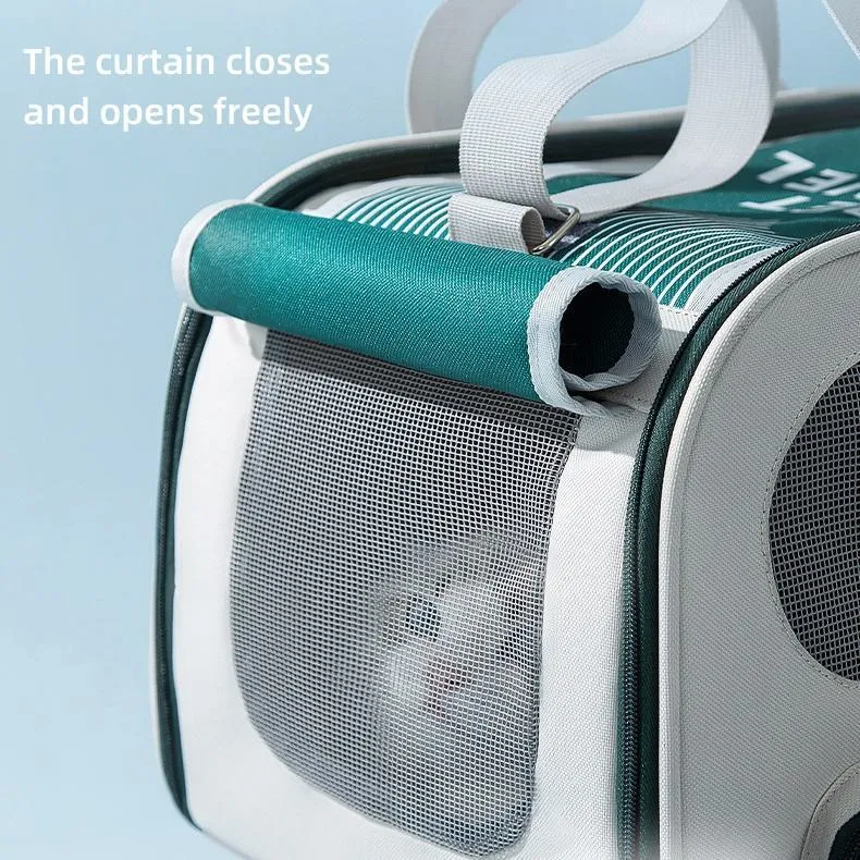 Collapsible Dog Cat Pet Carrier Airline Approved Shoulder Bag