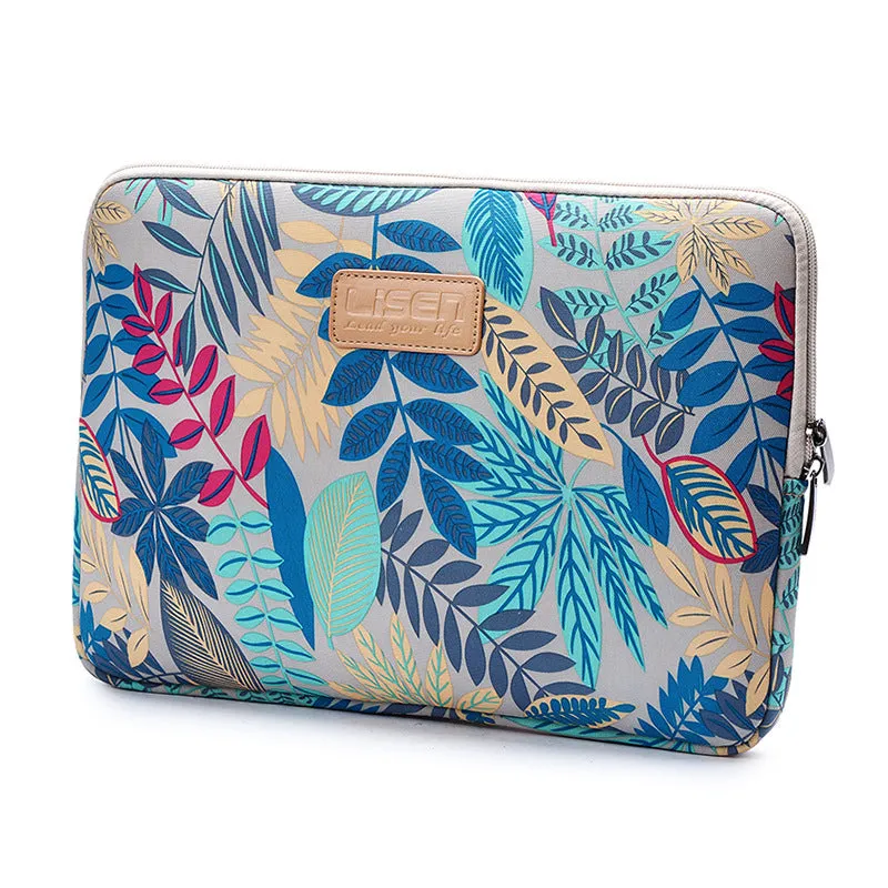 Colorful Leaf Notebook Sleeve Bag  Inch 15.6 Inch Computer Bag Laptop Bag