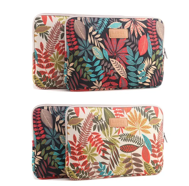 Colorful Leaf Notebook Sleeve Bag  Inch 15.6 Inch Computer Bag Laptop Bag