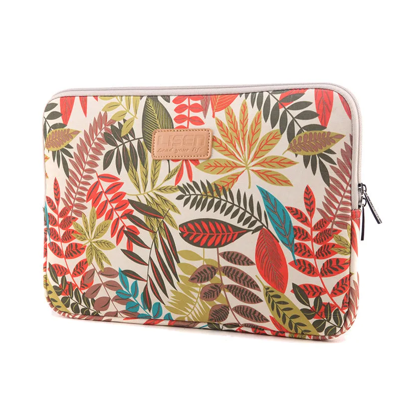 Colorful Leaf Notebook Sleeve Bag  Inch 15.6 Inch Computer Bag Laptop Bag