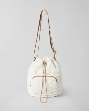 COZY SHERPA BUCKET BAG