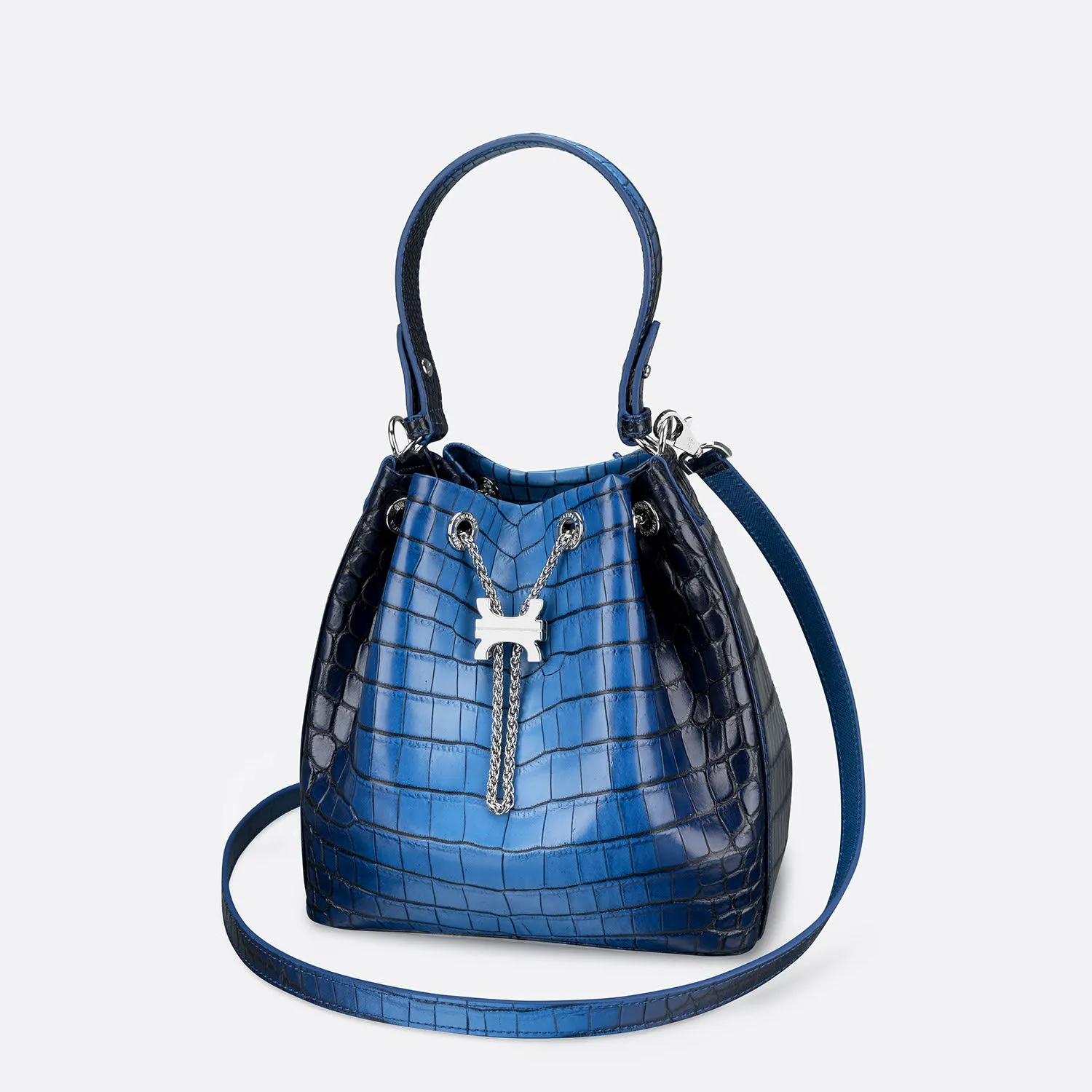 CREST LINK BUCKET BAG