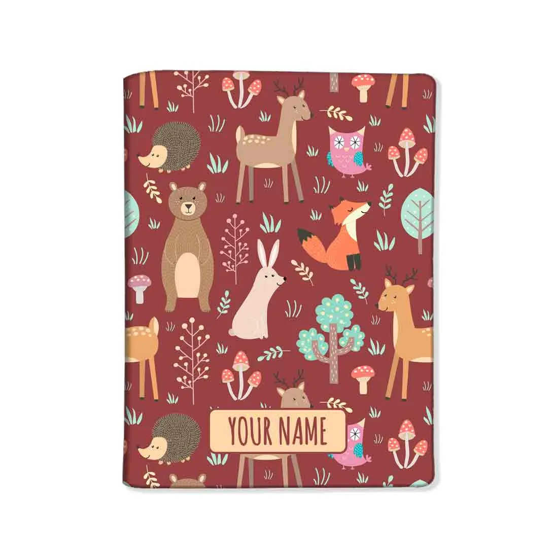 Customized Passport Cover Luggage Tag Set for Kids - Beautiful Animal