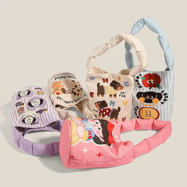 Cute Cartoon Graffiti Canvas Bag