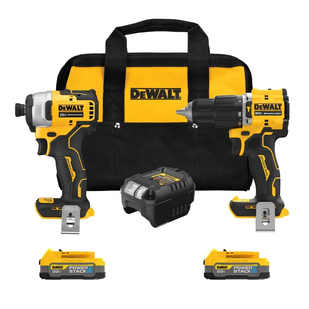 DeWalt DCK226E2 ATOMIC 20V MAX* Brushless 2-Tool Combo Kit