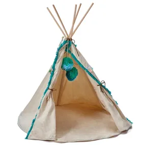 Dolls TeePee - Aqua