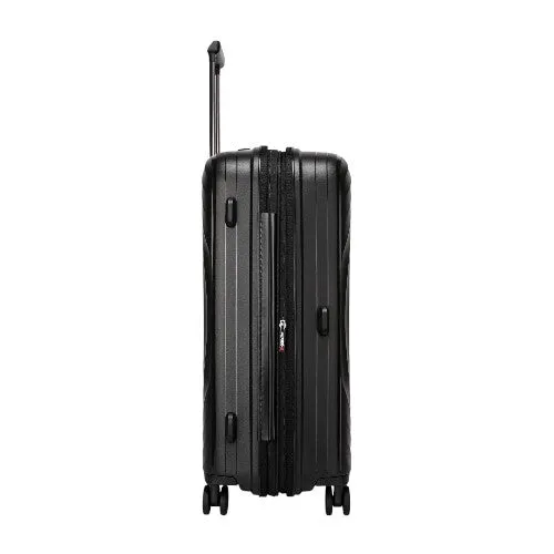 Eagle PP ABS Hard Shell Large Suitcase with TSA Lock and 4 Spinner Wheels - 28"