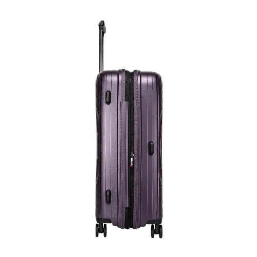 Eagle PP ABS Hard Shell Large Suitcase with TSA Lock and 4 Spinner Wheels - 28"