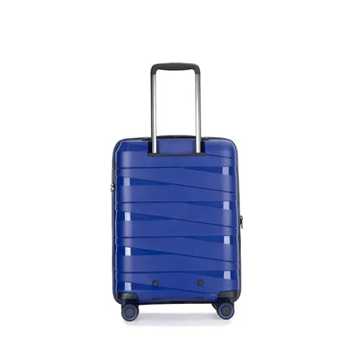 Eagle Spiral ABS Hard Shell Medium Expandable Suitcase with TSA Lock and 4 Spinner Wheels - 24"