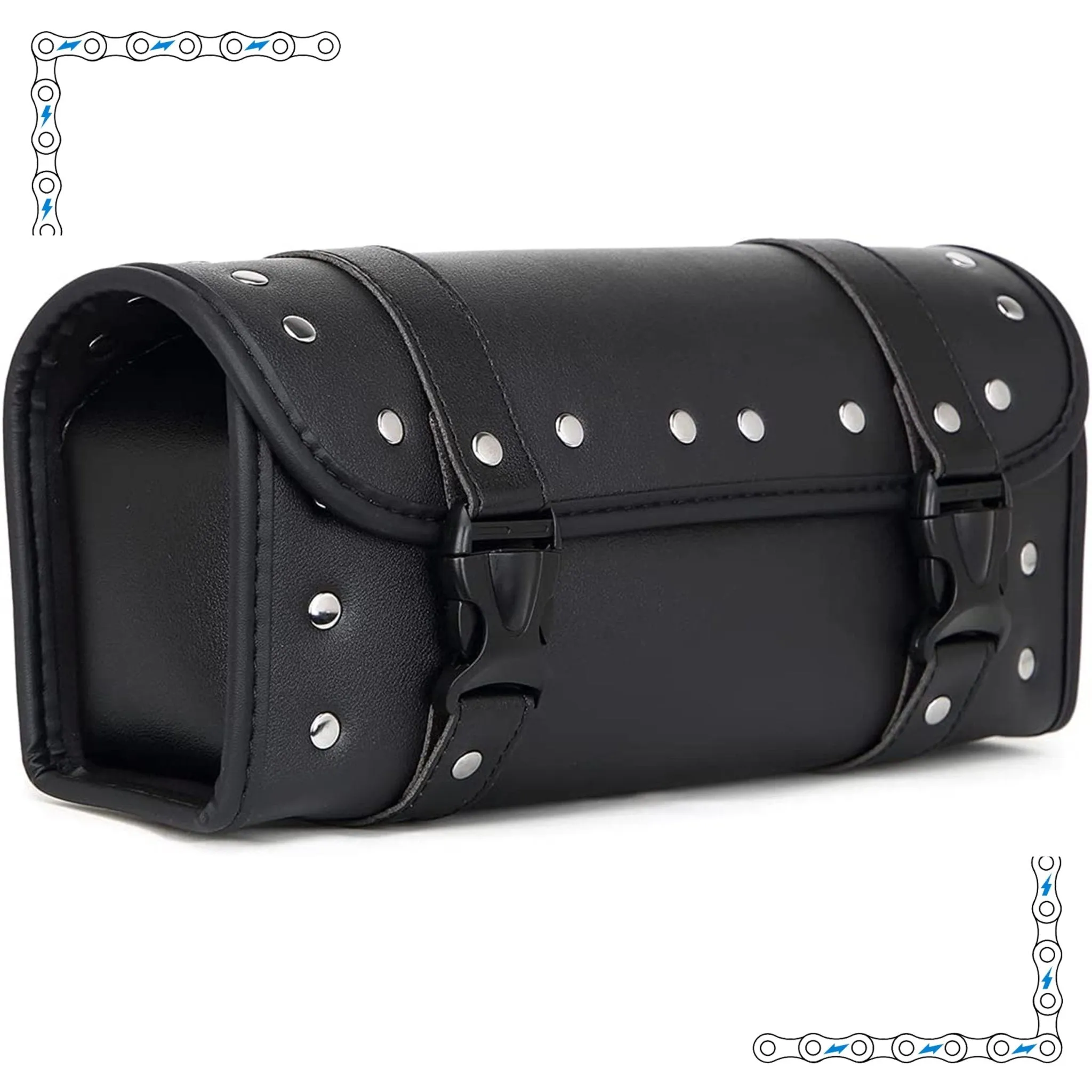 eBike Black Studded Bar Bag for ebike