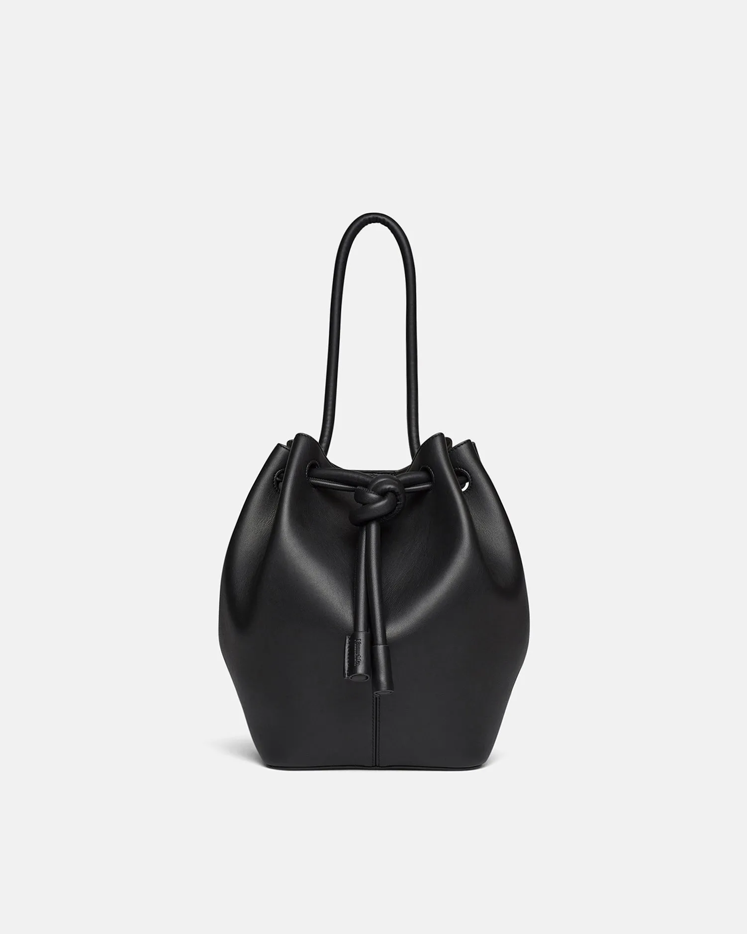 Elongated Bucket Medium - Elongated Bucket Bag - Black