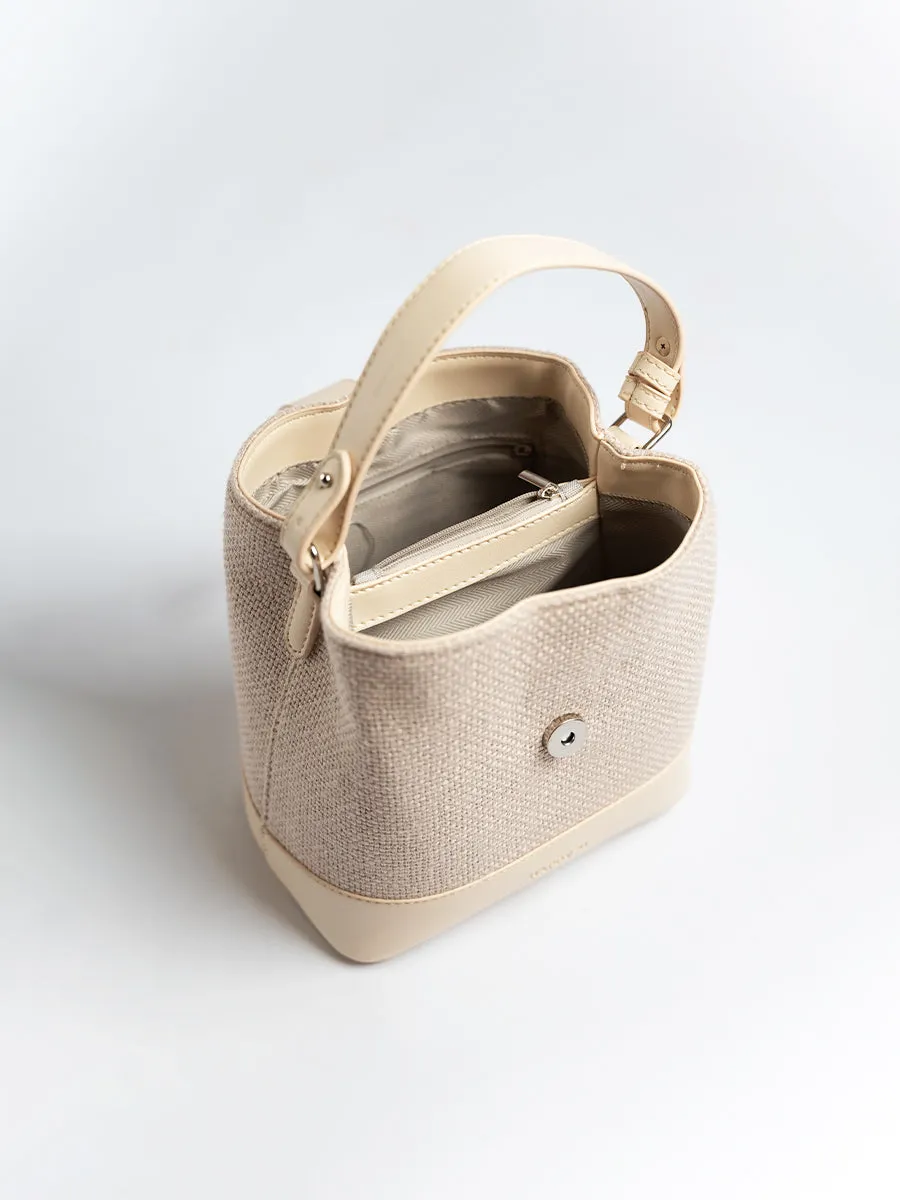 Eryca Raffia Bucket Bag